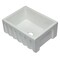 Alfi Brand 24" White Reversible Smooth / Fluted Sgl Bowl Fireclay Farm Sink AB2418HS-W - alternate 4
